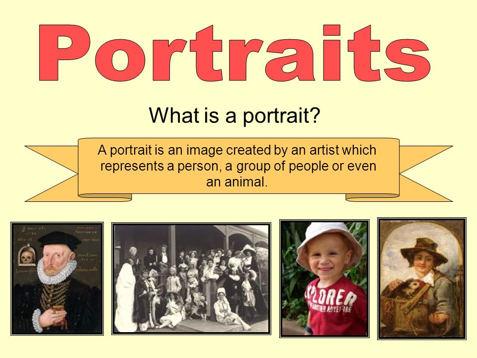What is a portrait.