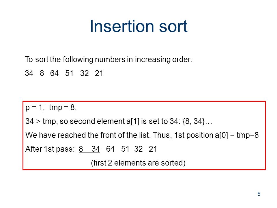 1 g64ads advanced data structures sorting 2 insertion sort 1