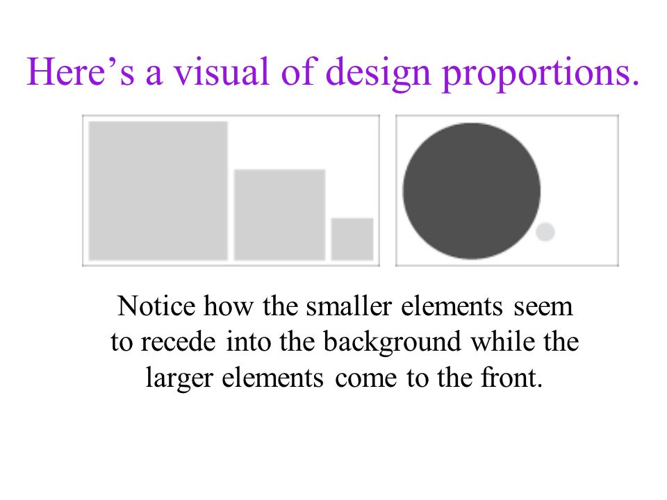 Here’s a visual of design proportions.
