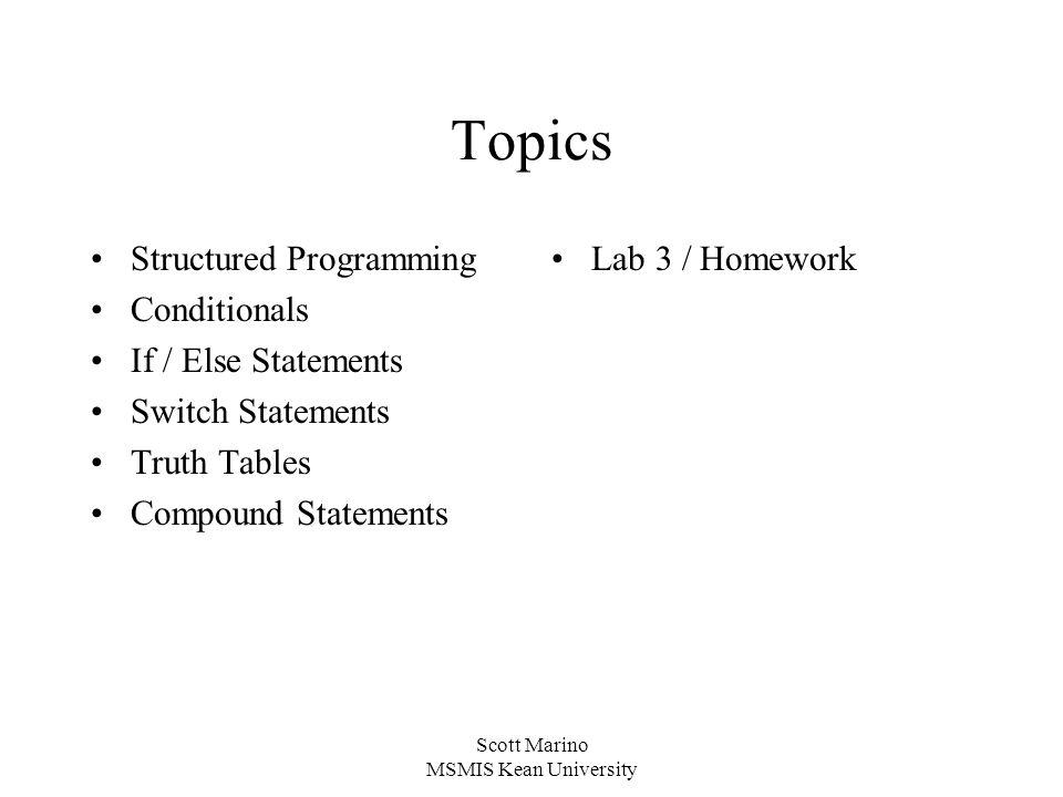 Scott Marino MSMIS Kean University MSAS5104 Programming with Data ...