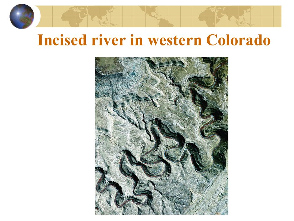 Incised river in western Colorado