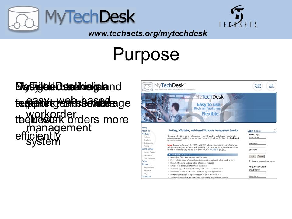 a web based workorder management system for california schools