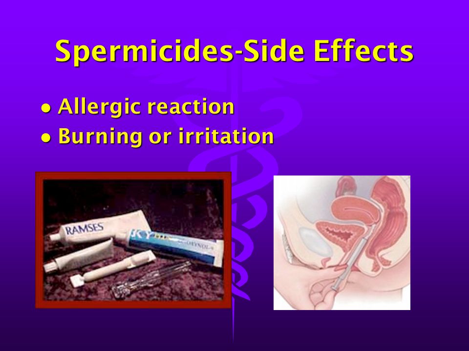 spermicide condom reaction allergy Sex scene in rome
