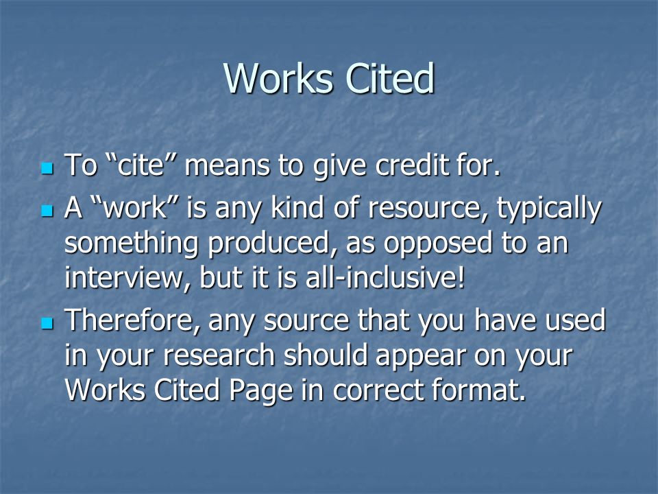 how to work cite an interview