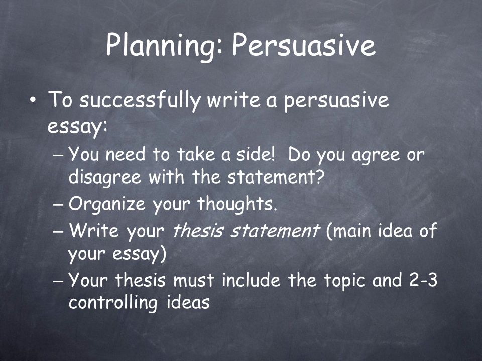 Prewriting: Planning After you know what type of essay you have to write, you begin to plan for it.