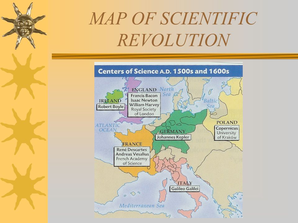 scientific revolution map