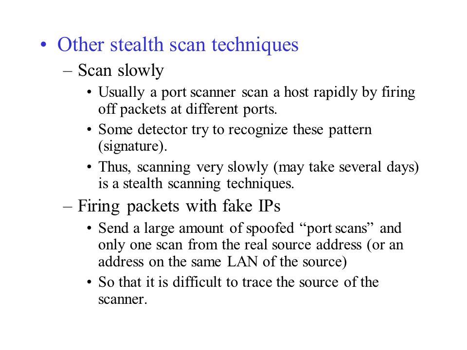 Port Scanning Techniques: An Introduction