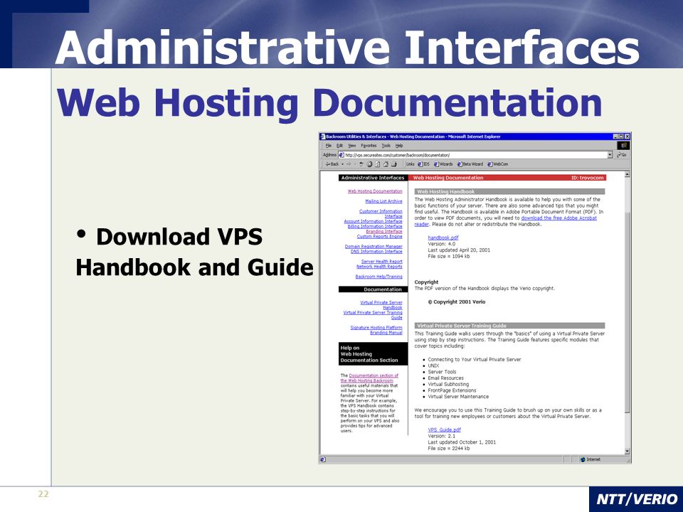 22 Administrative Interfaces Download VPS Handbook and Guide Web Hosting Documentation