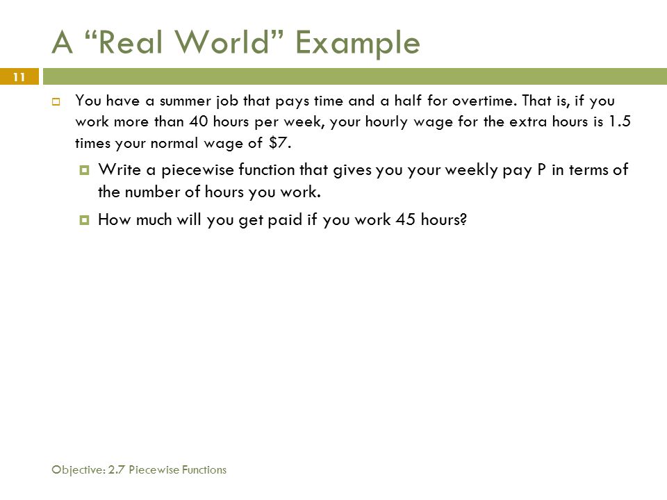 1 what you will learn today 1 how to evaluate piecewise functions 2