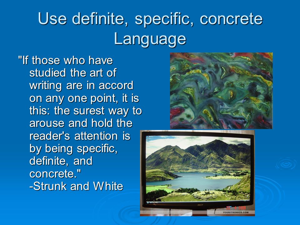 what is concrete language