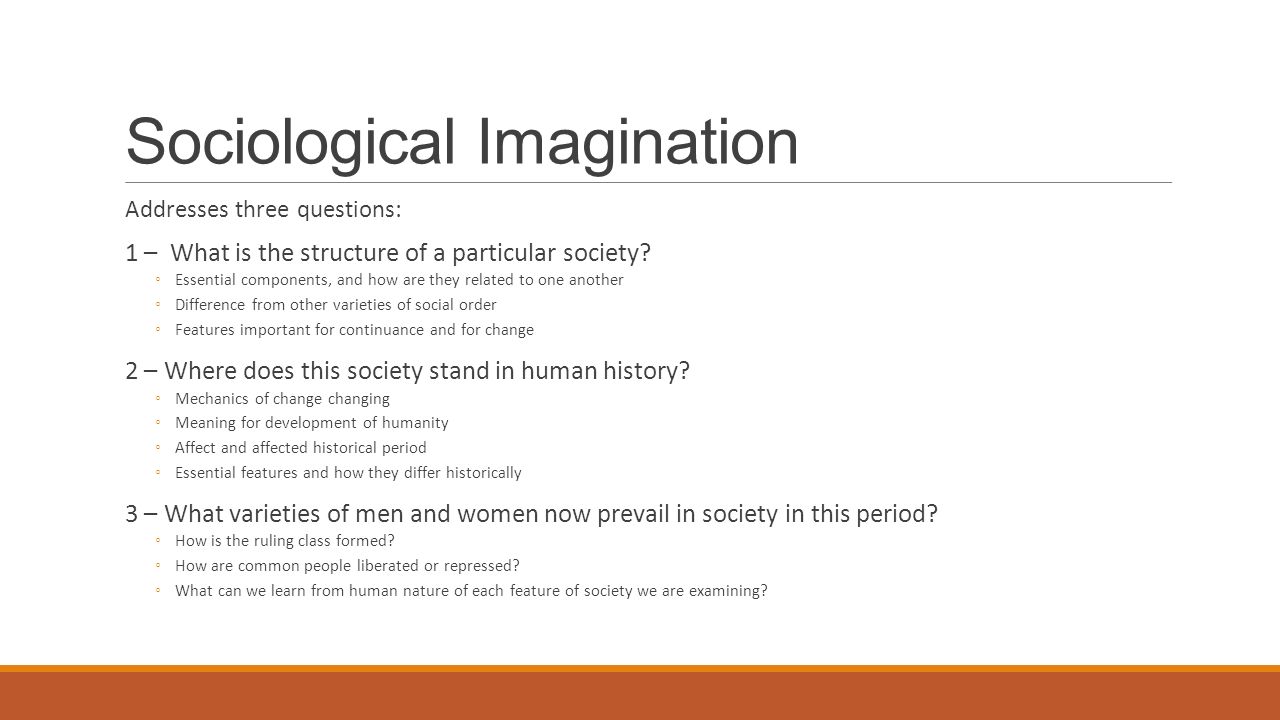 importance of sociological imagination