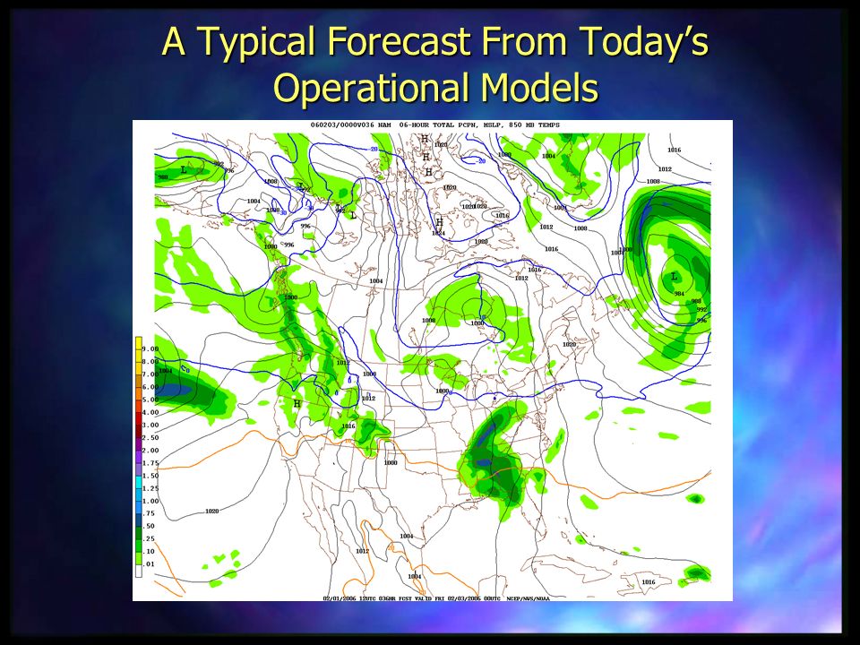 A Typical Forecast From Today’s Operational Models