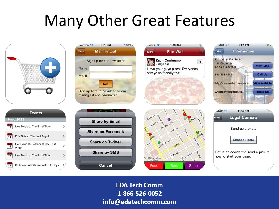 Many Other Great Features EDA Tech Comm