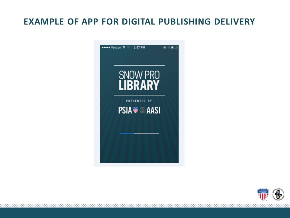 EXAMPLE OF APP FOR DIGITAL PUBLISHING DELIVERY