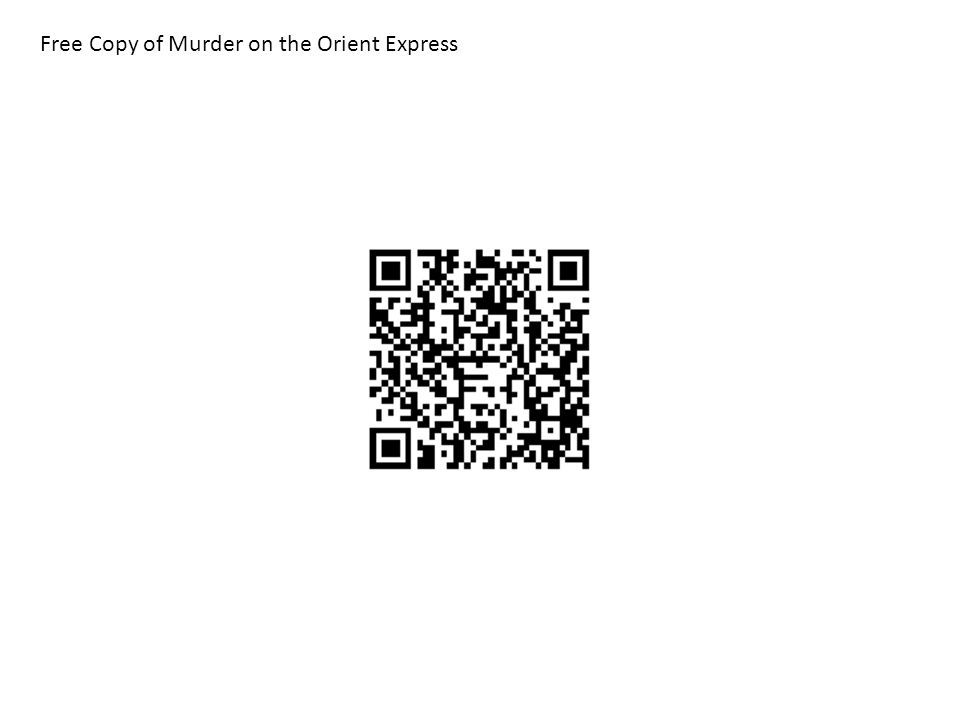 Free Copy of Murder on the Orient Express