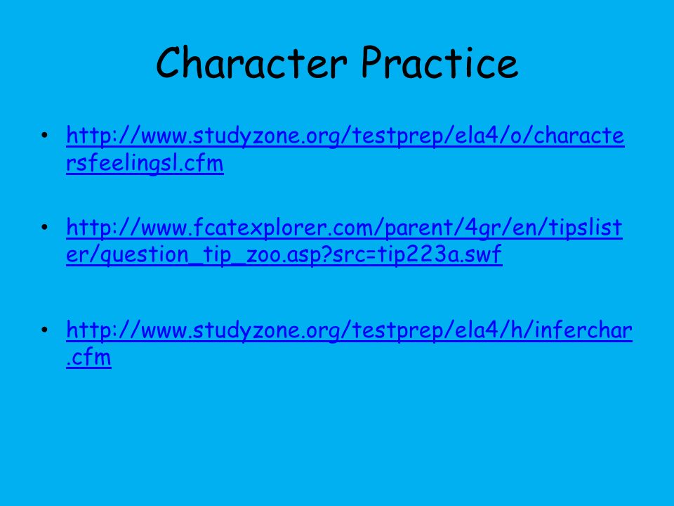 Character Practice   rsfeelingsl.cfm   rsfeelingsl.cfm   er/question_tip_zoo.asp src=tip223a.swf   er/question_tip_zoo.asp src=tip223a.swf