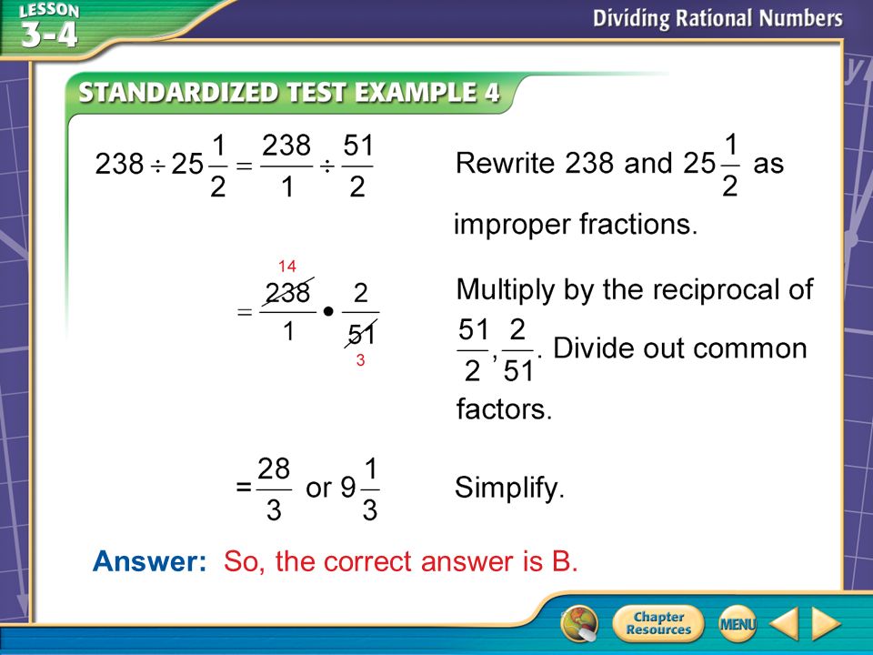Example 4 Answer:So, the correct answer is B.