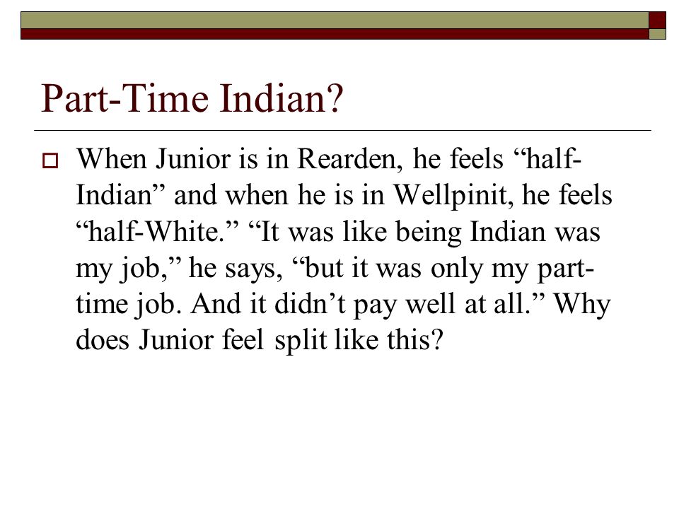 Part-Time Indian.