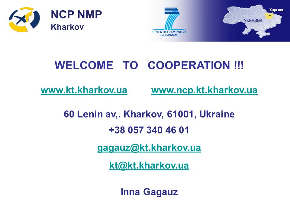 WELCOME TO COOPERATION !!.