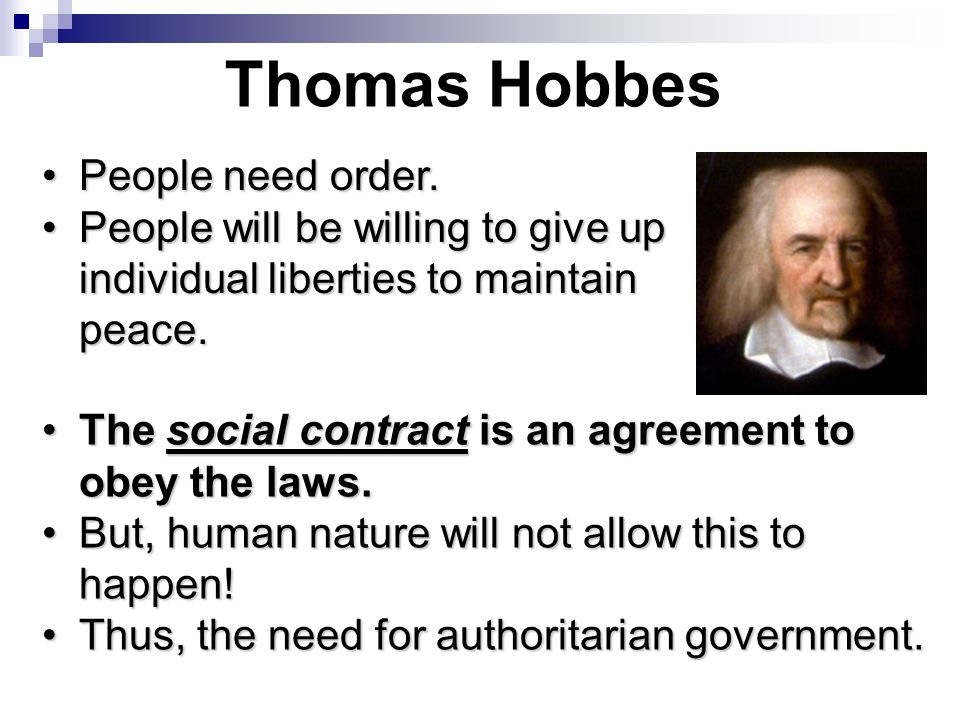Perspectives on Human Nature and Government Hobbes, Locke, and Rousseau. -  ppt download