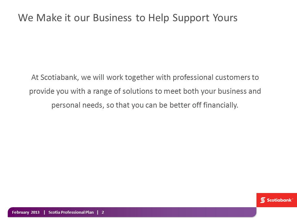 scotiabank business account plans