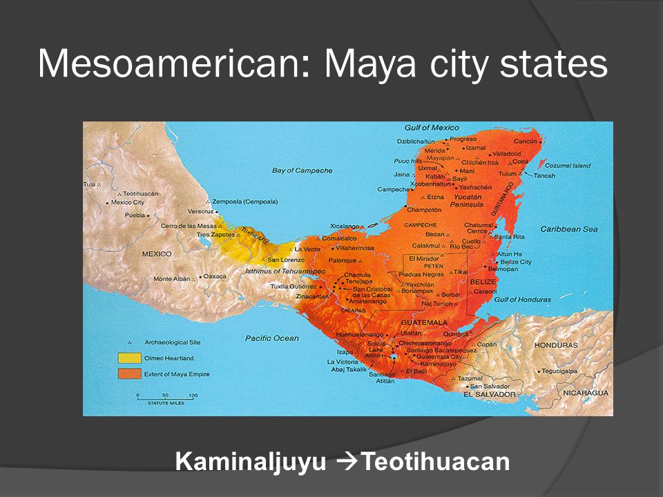 Mesoamerican Maya City States Kaminaljuyu Teotihuacan Ppt