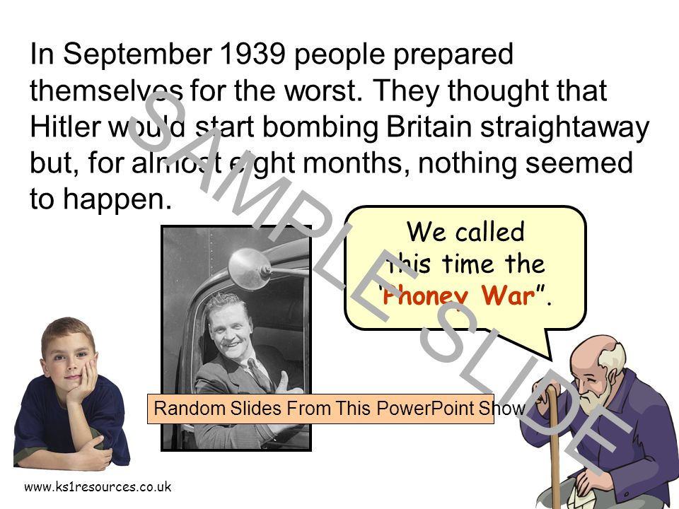 In September 1939 people prepared themselves for the worst.
