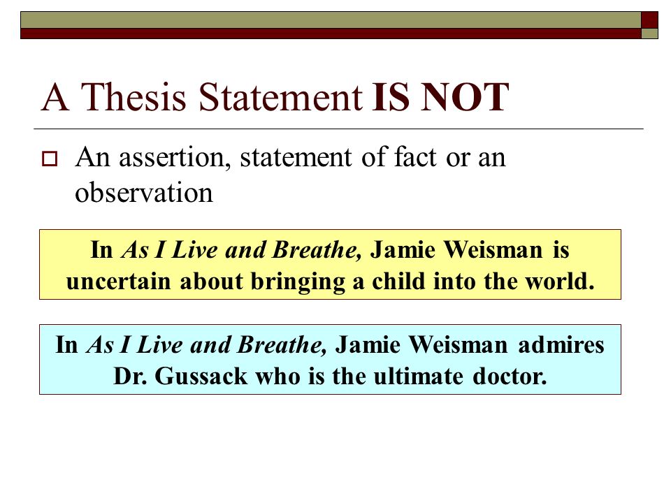genetic testing thesis statement