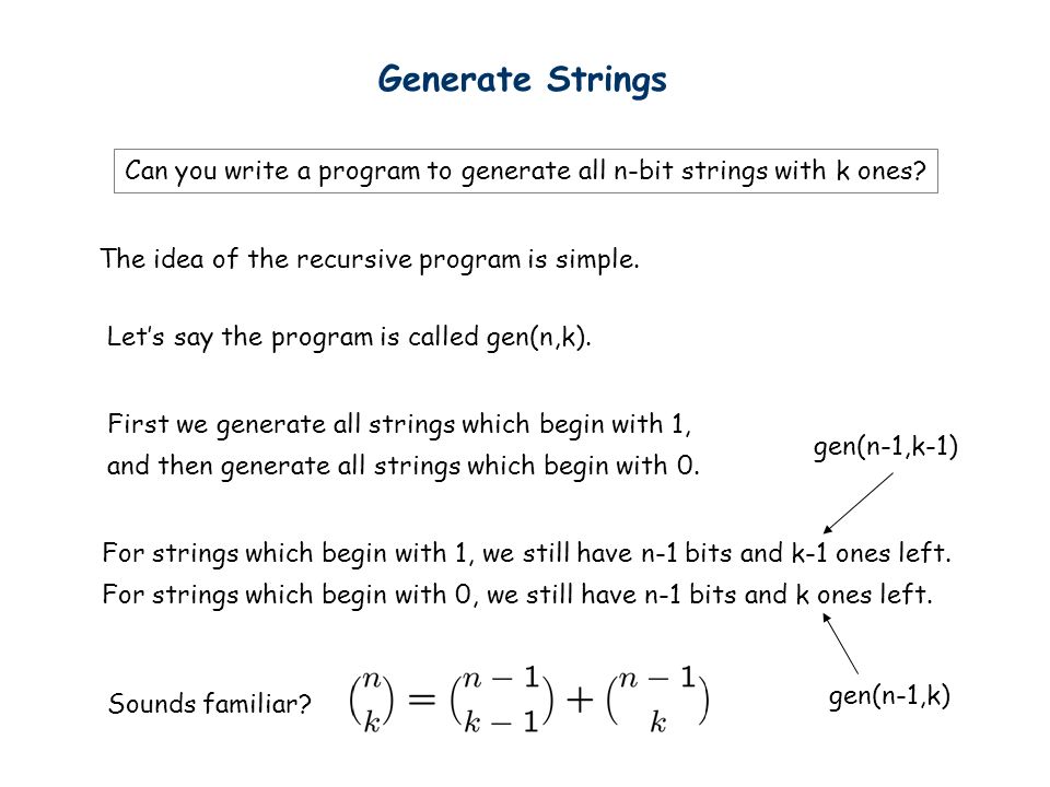 Solving Recurrence Lecture 19: Nov 25. Some Recursive Programming  (Optional?) - ppt download