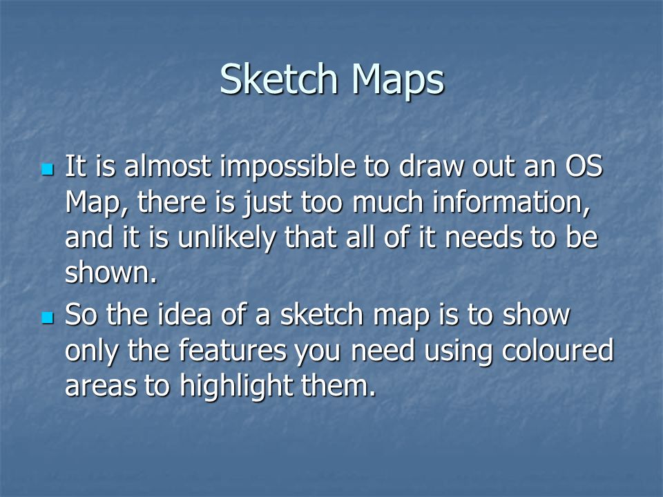 Sketch maps photographs GIS maps  Cartographic skills  Edexcel  GCSE  Geography Revision  Edexcel  BBC Bitesize