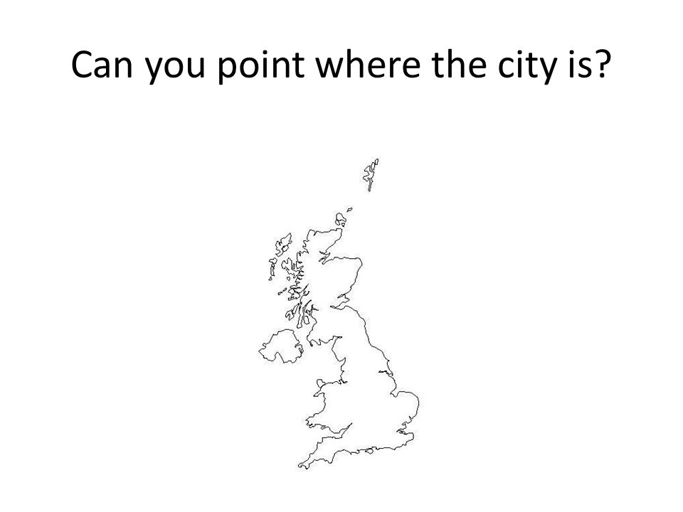 Can you point where the city is