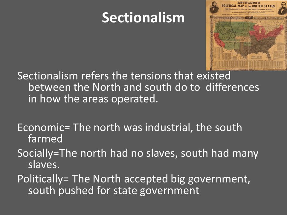 The Civil War. Causes of the war 1. Slavery 2. Sectionalism 3. Nationalism  4. States' rights. - ppt download