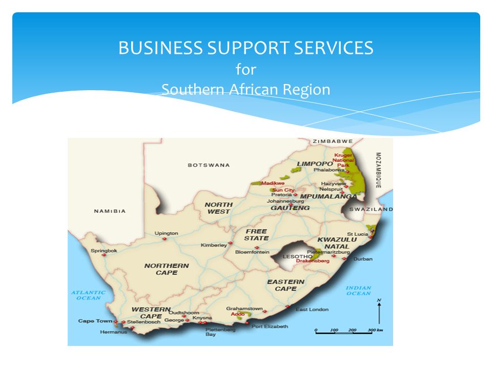 BUSINESS SUPPORT SERVICES for Southern African Region