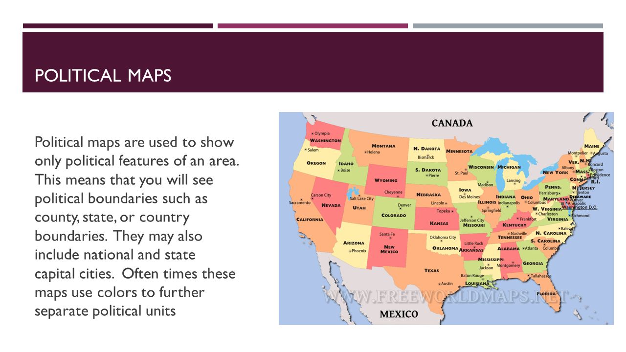 Map Types How To Read Them On This Powerpoint You Will Find