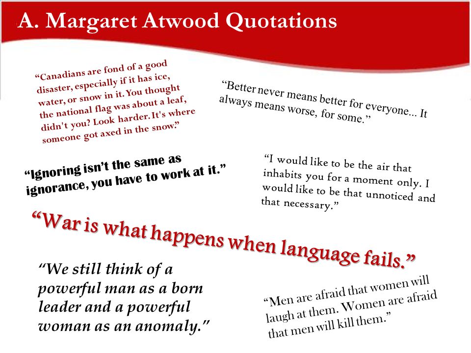 the moment margaret atwood analysis