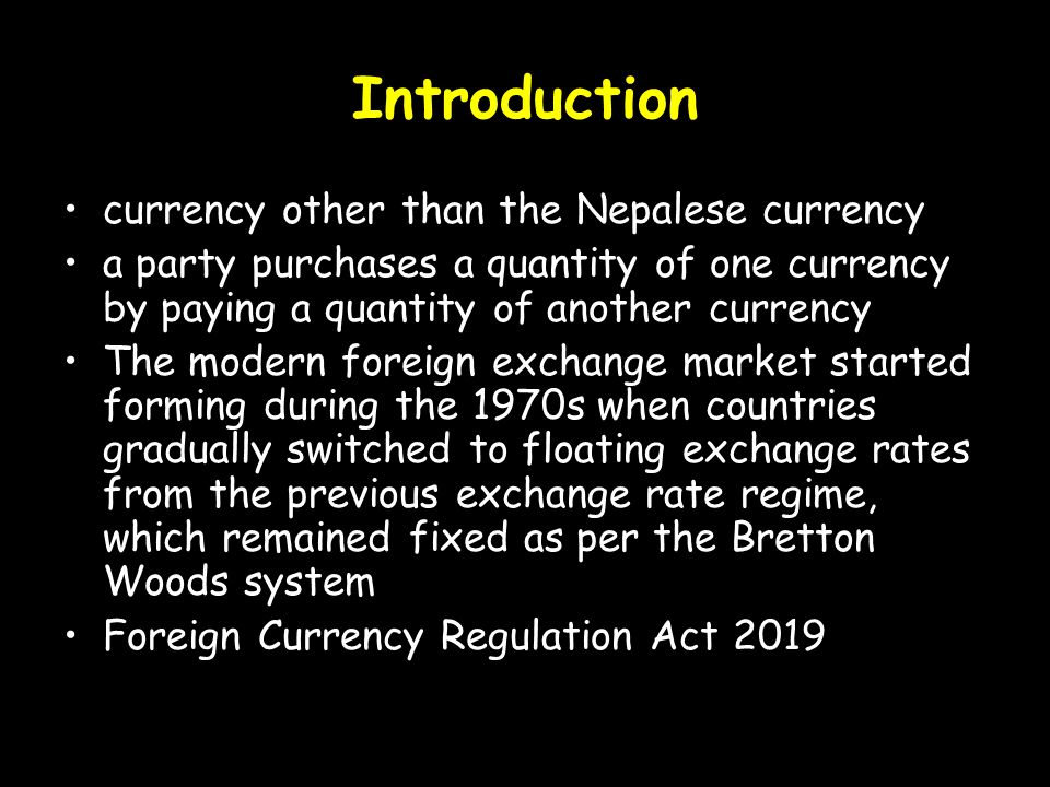 Role Of Nrb In Regulating Foreign Exchange And Penalties Presented - 