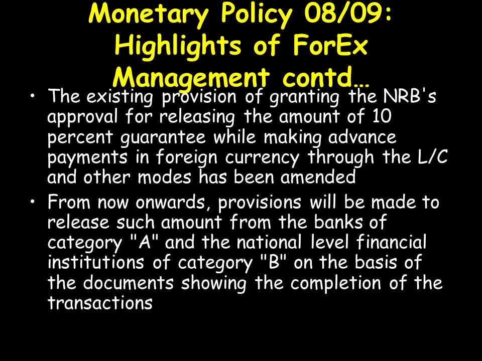 Role Of Nrb In Regulating Foreign Exchange And Penalties Presented - 