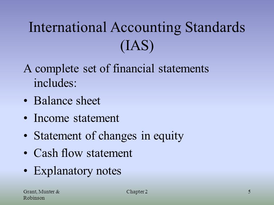 Understanding Financial Reports and the Income Statement Chapter 2  Robinson, Munter, Grant. - ppt download