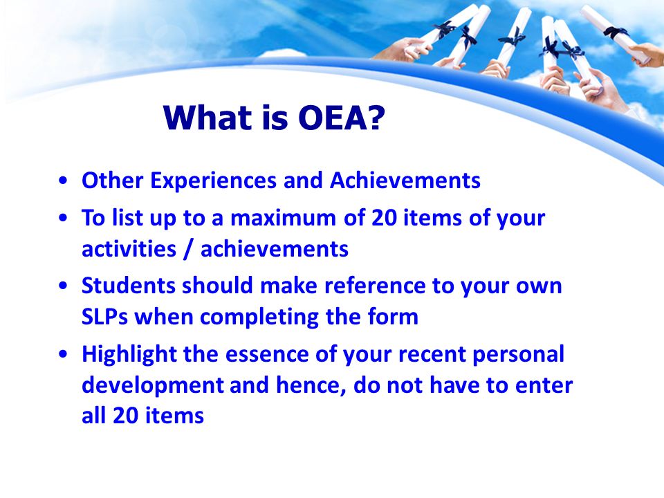 What is OEA.