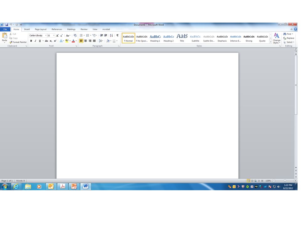 word processing using microsoft word terms to know title bar microsoft word terms