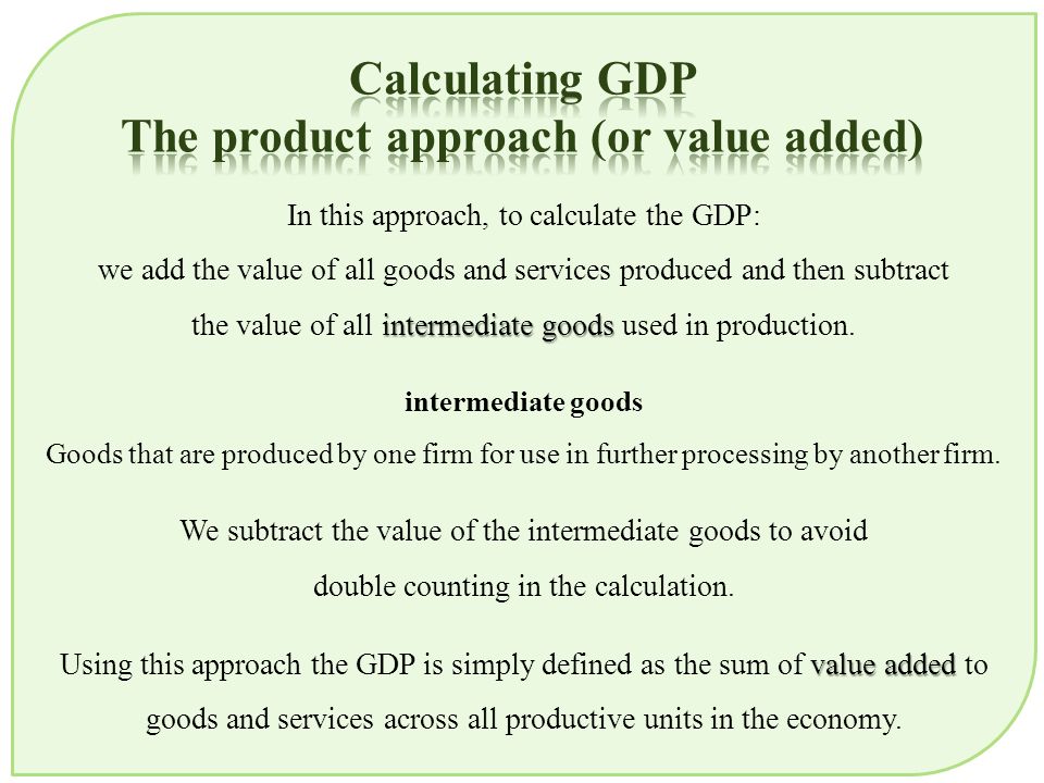 Gross Domestic Product (GDP) What is Gross Domestic Product and how we  measure it? Why is this measure important? What are the definitions of the  major. - ppt download