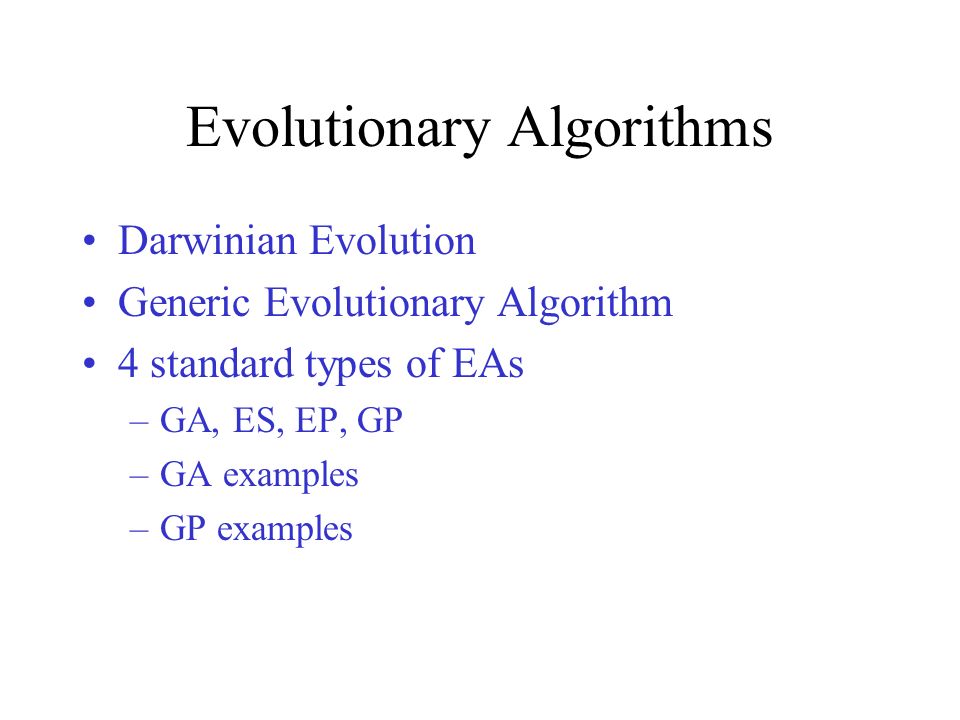 Image result for darwinian algorithm