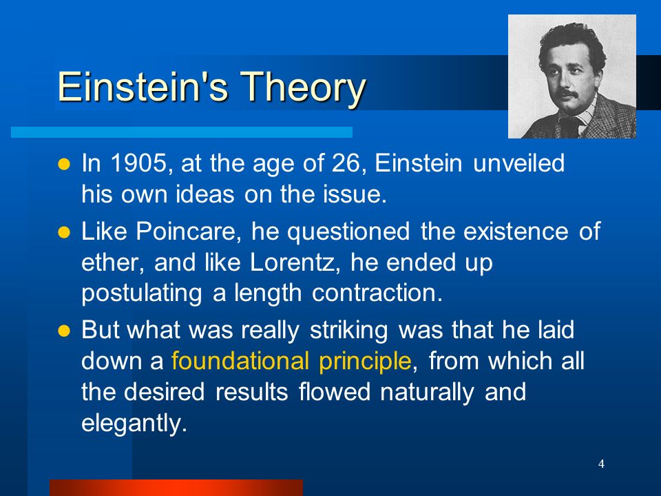 1 Special Theory of Relativity. 2 Introduction In 1905, Albert Einstein changed our perception of the world forever. He published the paper "On the Electrodynamics. - ppt download