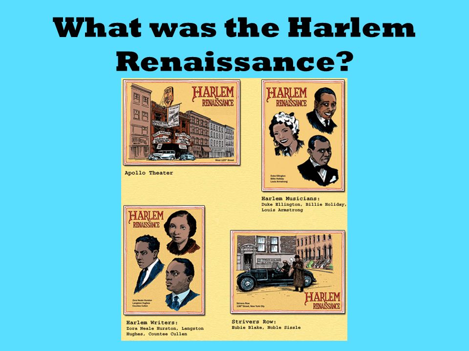 What was the Harlem Renaissance