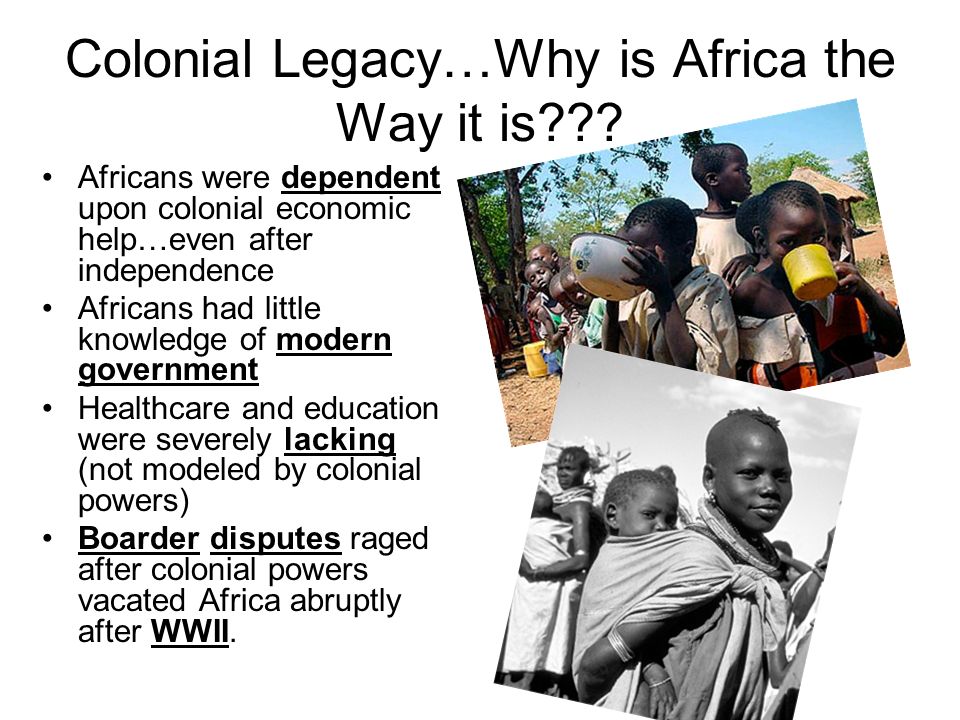 Colonia Legacy. Have you been to africa