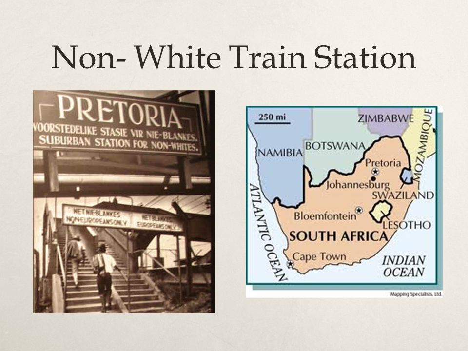 Non- White Train Station