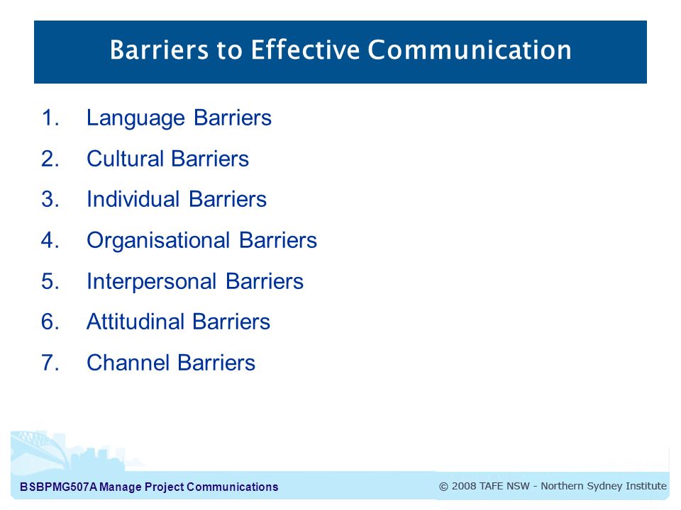 language barriers to effective communication