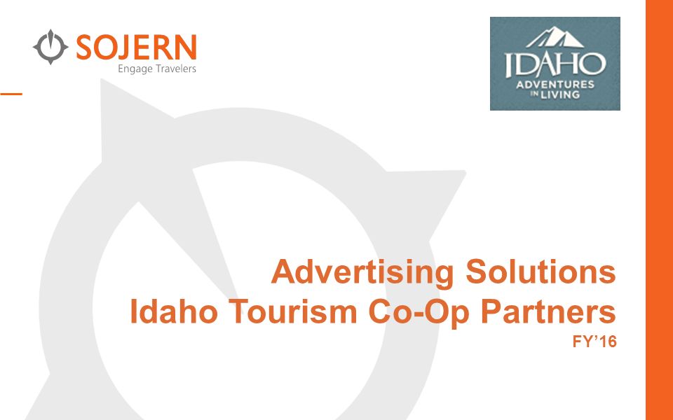Advertising Solutions Idaho Tourism Co-Op Partners FY’16