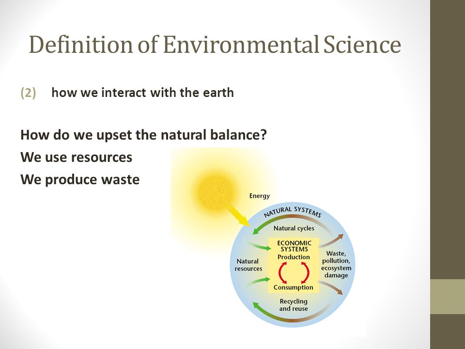 energy definition in environmental science