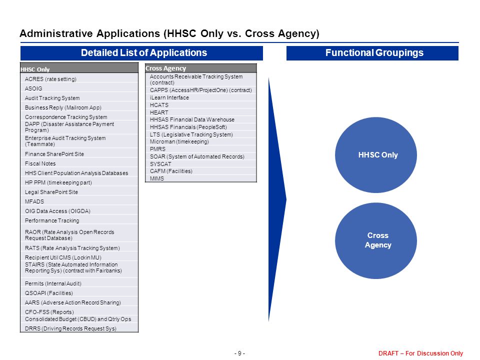 Draft For Discussion Only Hhsc It Governance Detailed